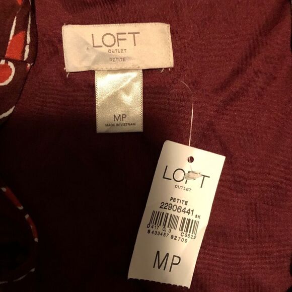 NWT! Loft outlet floral mini dress - Picture 5 of 12